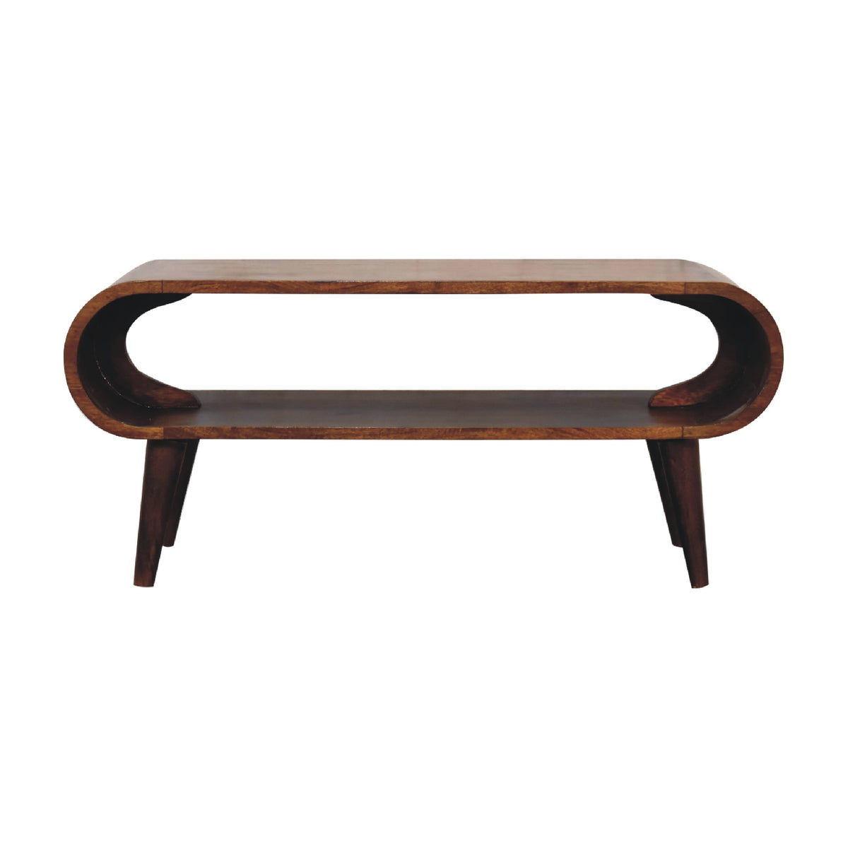 Table Basse Amaya — Style Nordique, Châtaigne