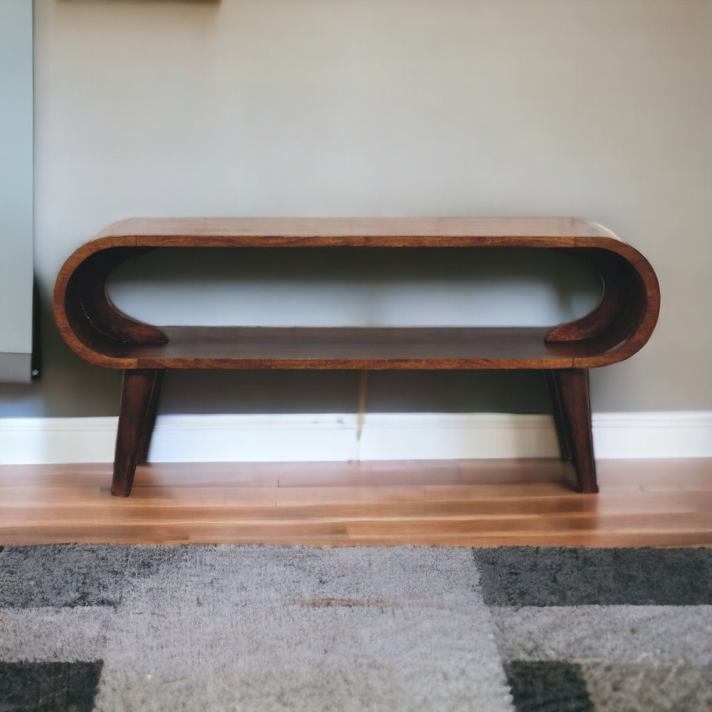 Table Basse Amaya — Style Nordique, Châtaigne