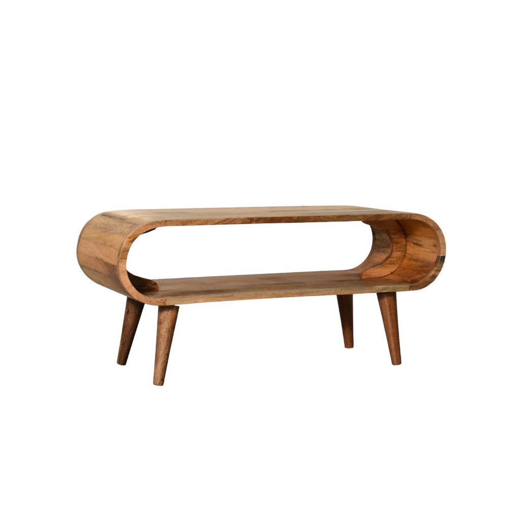 Table Basse Amaya — Style Nordique, Chêne Clair
