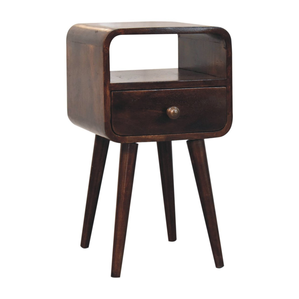 Table de chevet Nordic Curved-Finition
