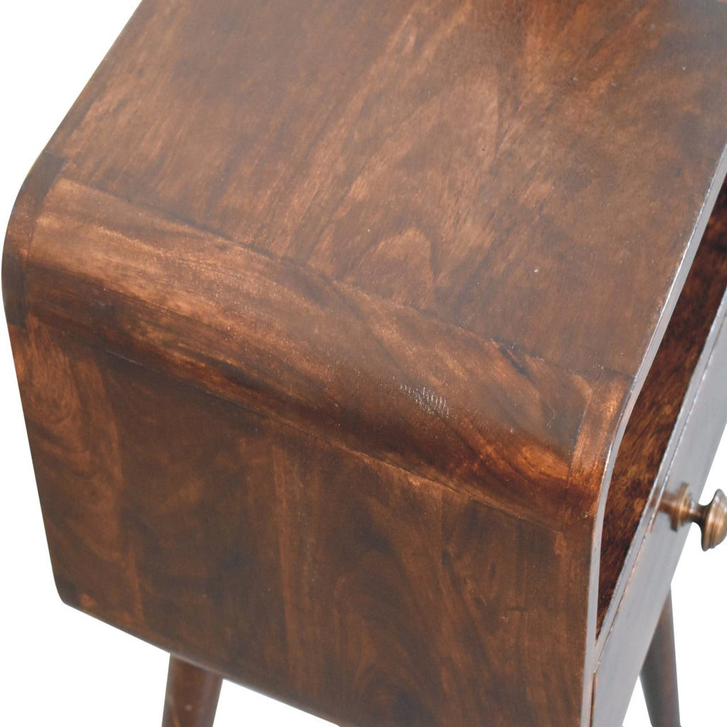 Table de chevet Nordic Curved-Finition