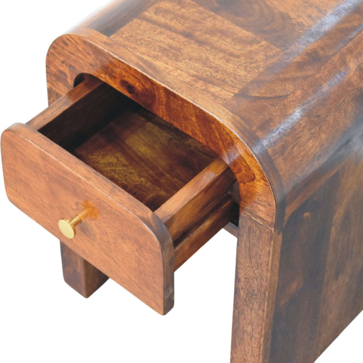 Table de chevet Darcy — Finition Châtaigne