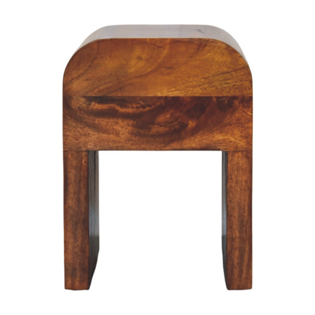 Table de chevet Darcy — Finition Châtaigne