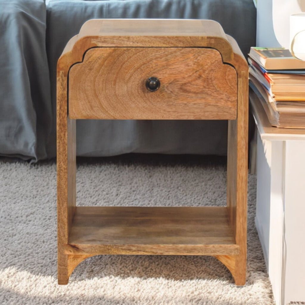Table de Chevet Newton Mini — Finition Chêne Clair