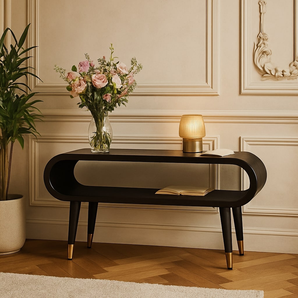 Meuble d'Appoint Curved Edge — Accents Laiton