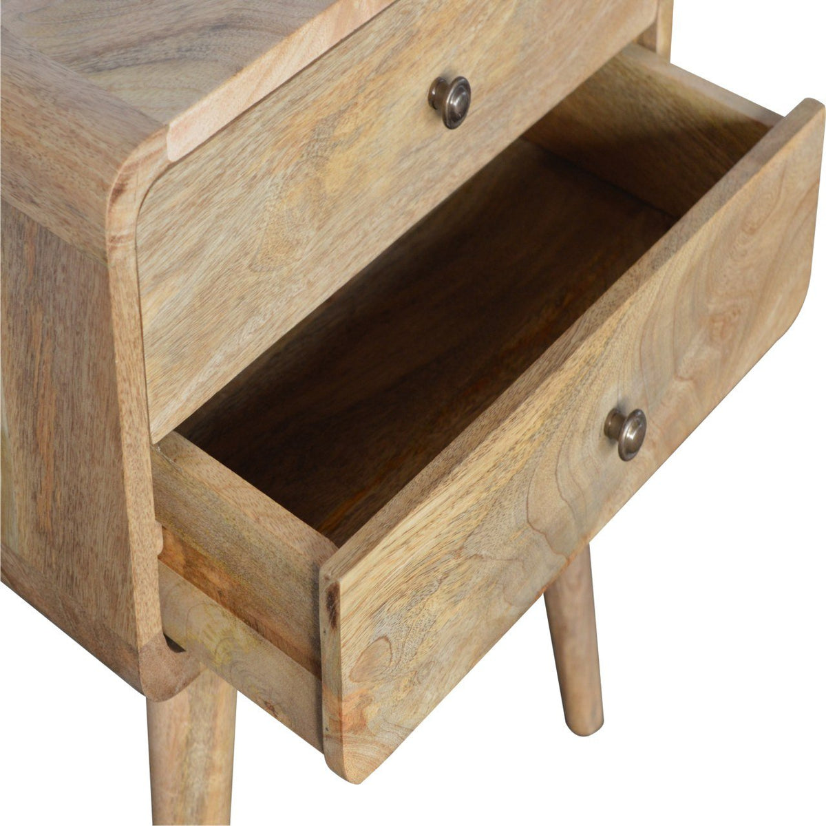 Table de chevet Curved — Finition Chêne Clair