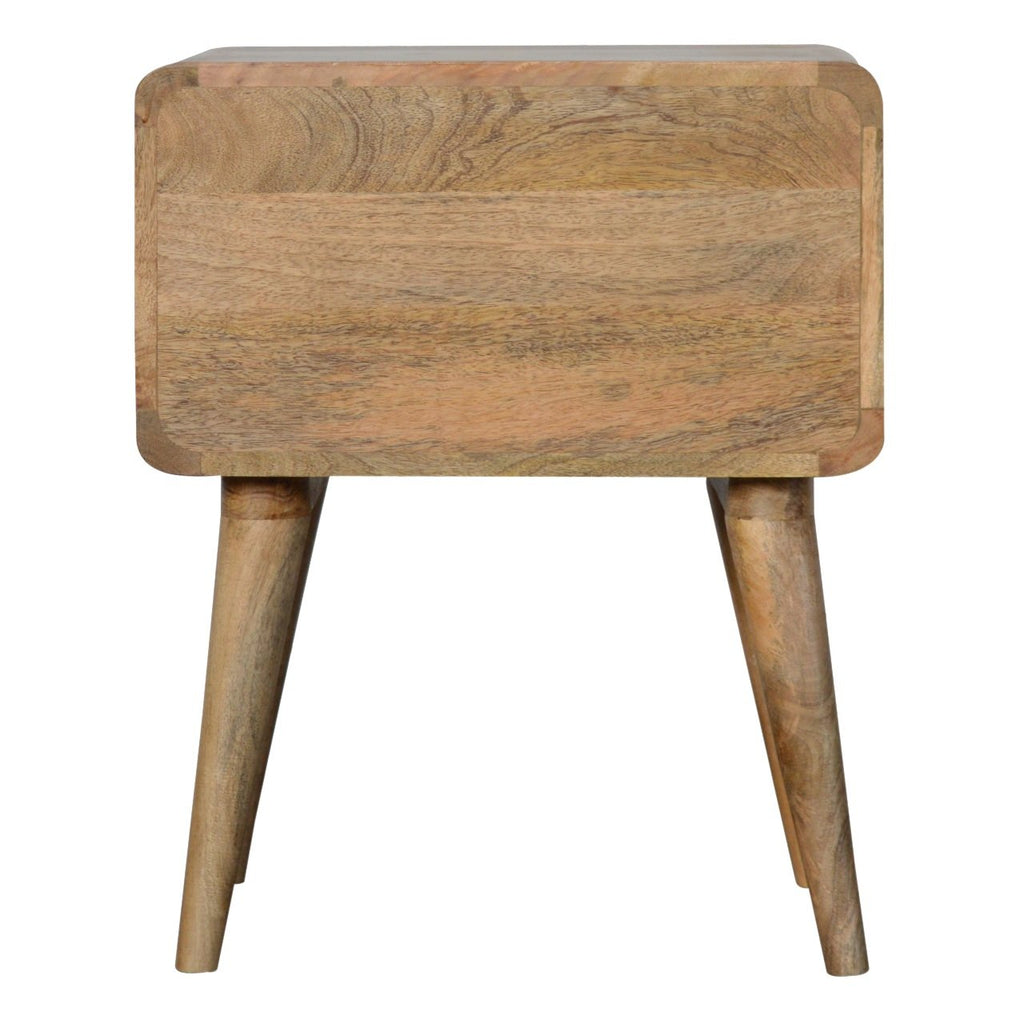 Table de chevet Curved — Finition Chêne Clair