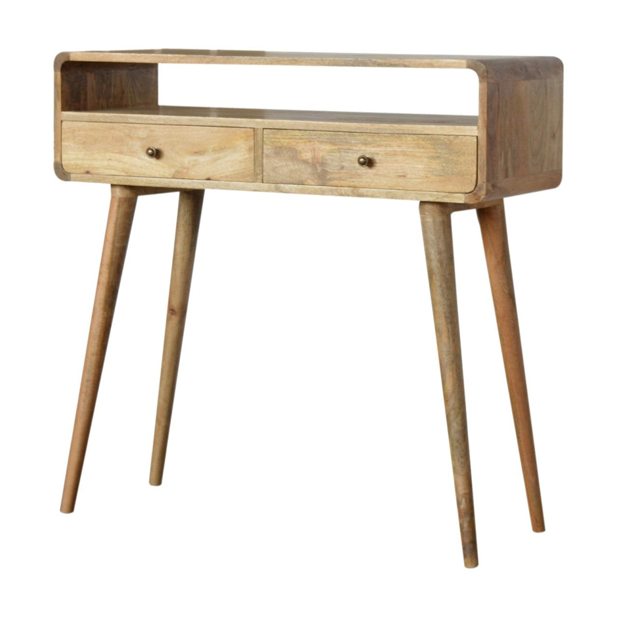 Console Curved — Finition Chêne Clair