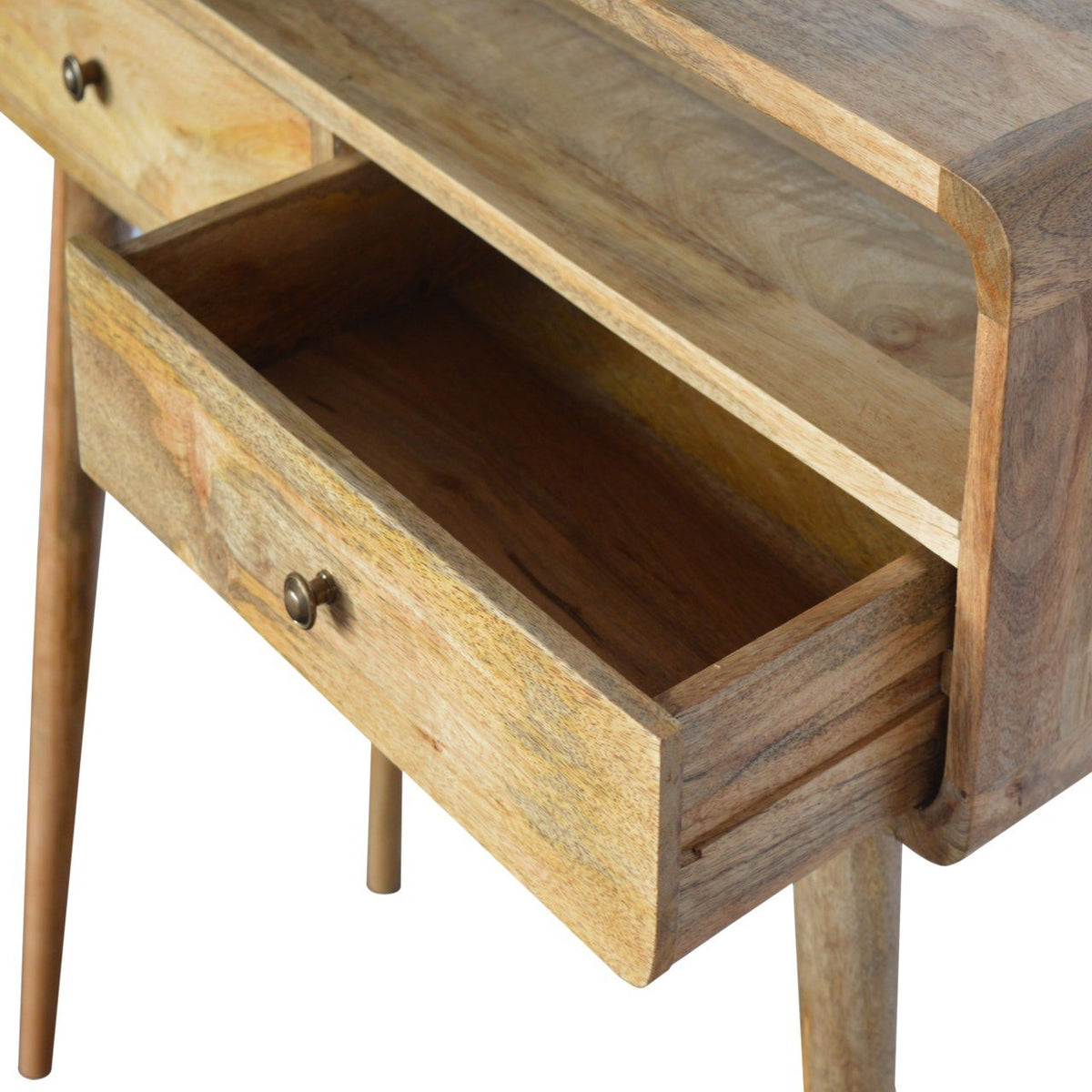 Console Curved — Finition Chêne Clair